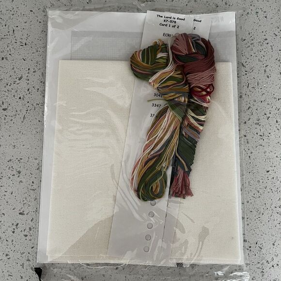 Design Connection Psalm 34:8 Sampler Counted Cross Stitch Kit 10 1/2" x 14" - Picture 4 of 4